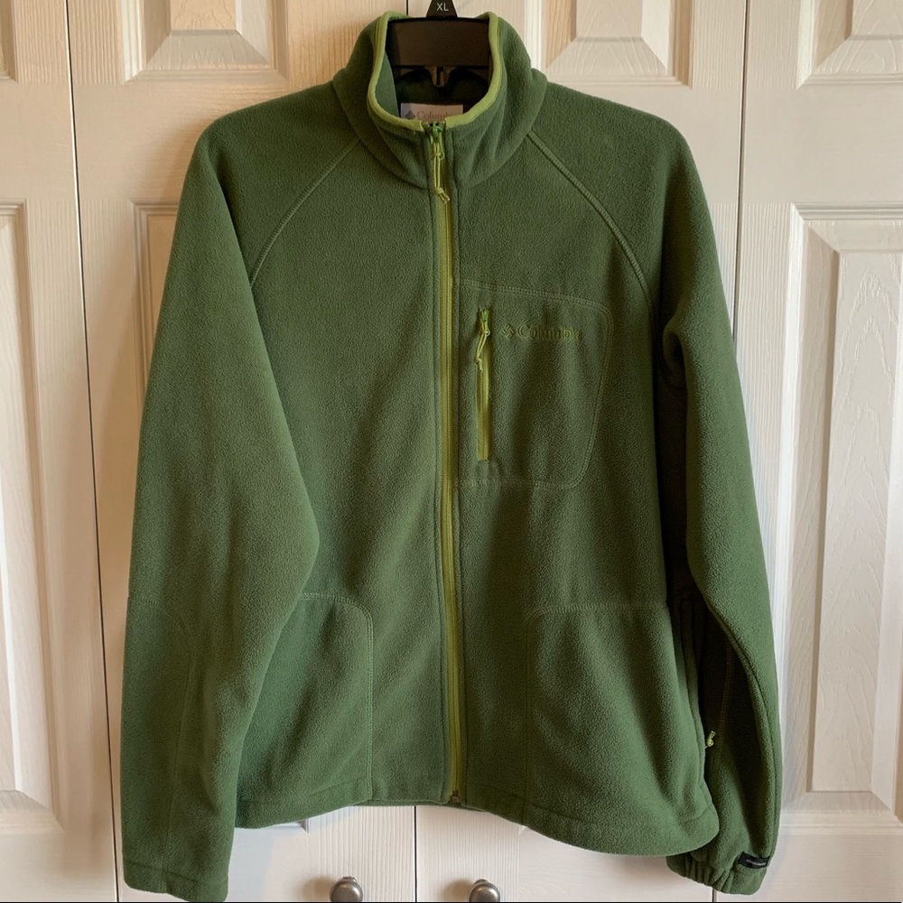 Columbia fleece zip up jacket